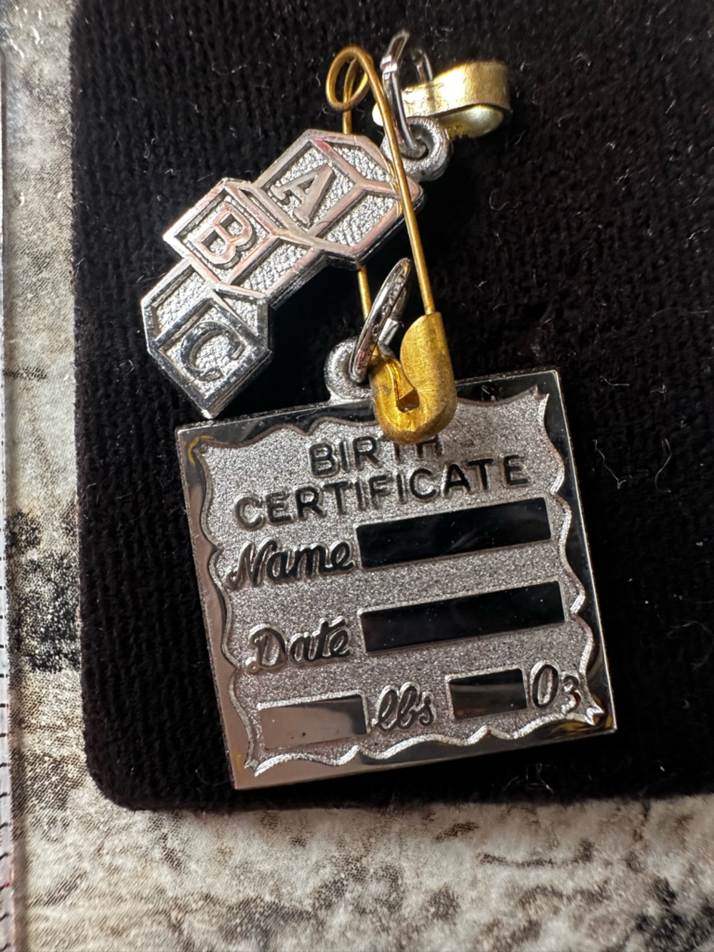 Sterling Silver Baby Charms (2)